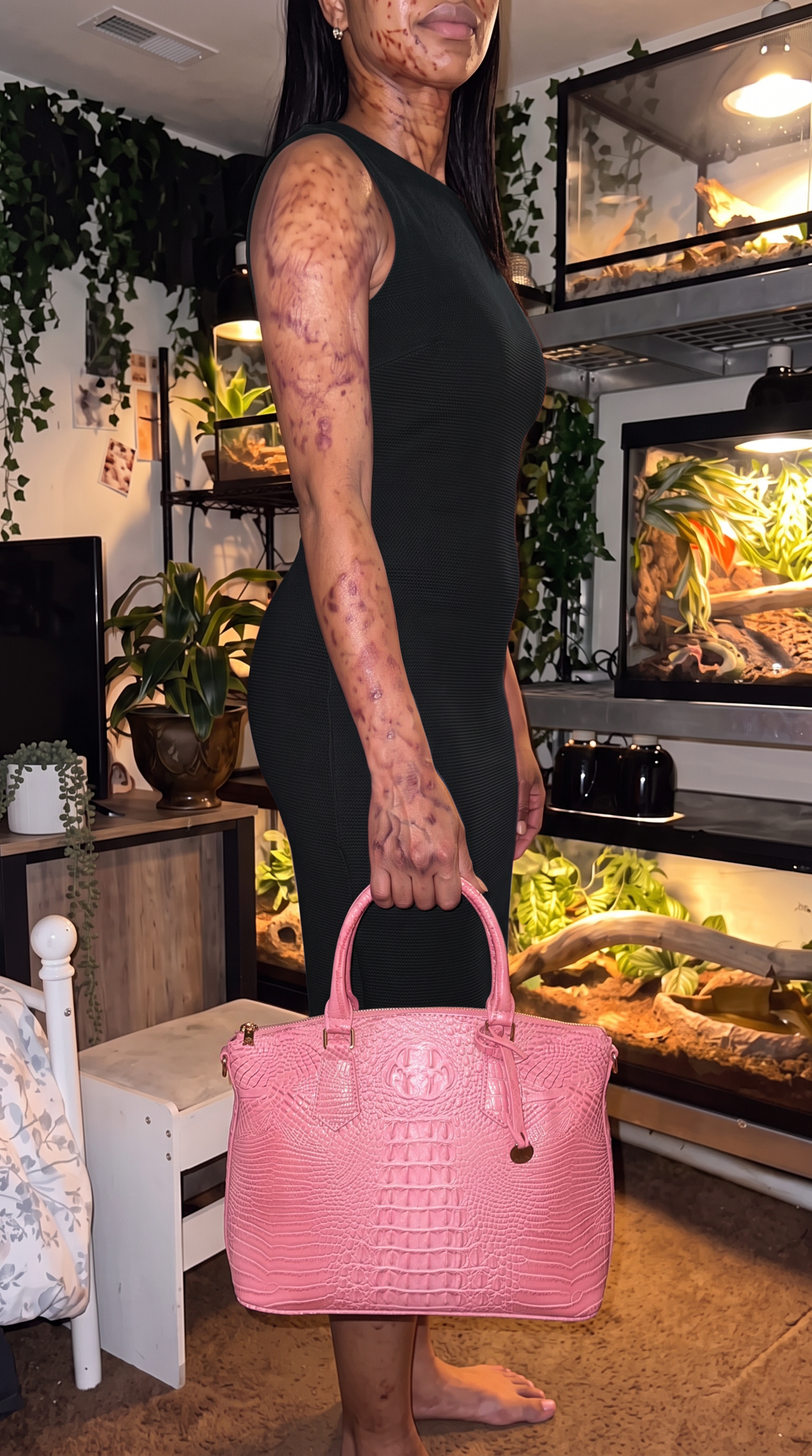 Handmade Crocodile Leather  Handbags