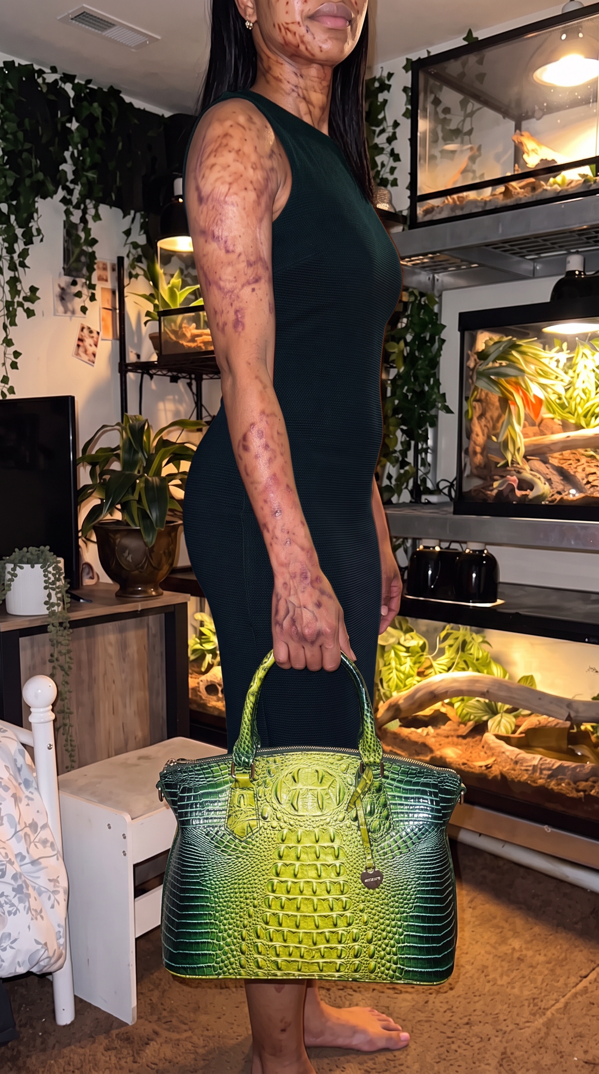 Handmade Crocodile Leather  Handbags